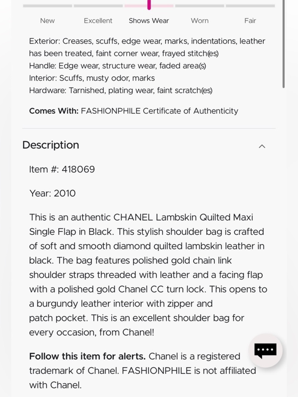 Chanel Lambskin Quilted Maxi Single Flap - Picture 17 of 17